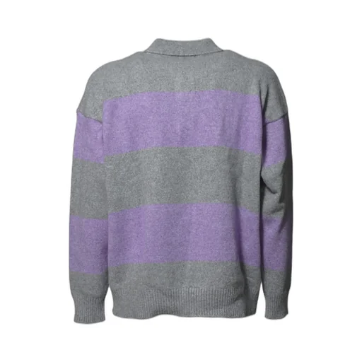 Striped Polo Sweater
