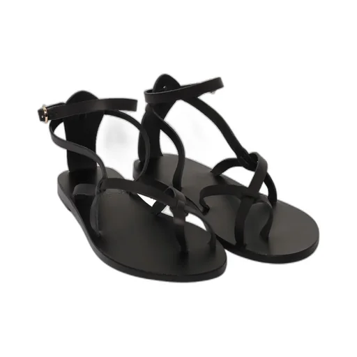 Open Toe Buckle Detailed Sandals