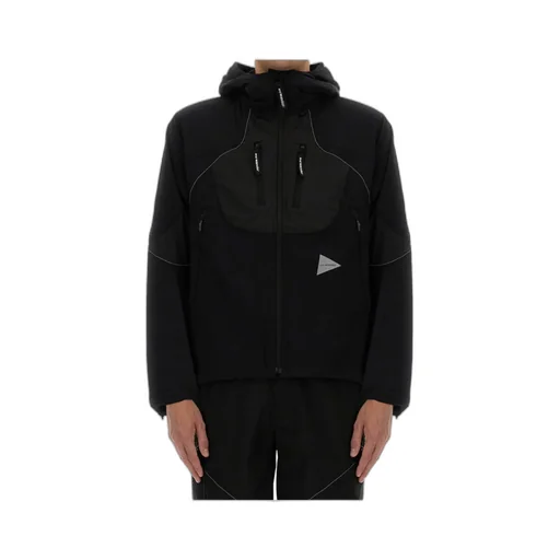 Logo Printed Hooded Jacket
