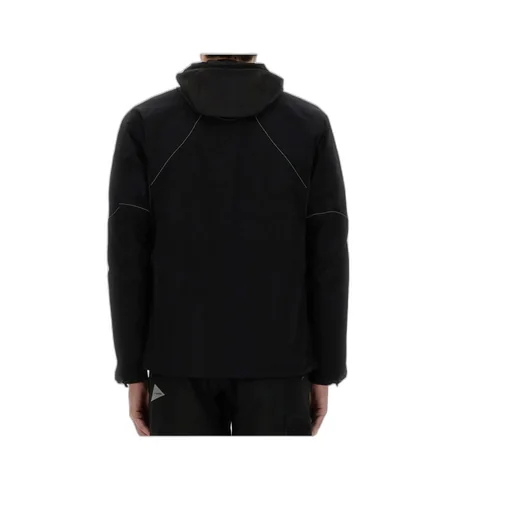 Logo Printed Hooded Jacket