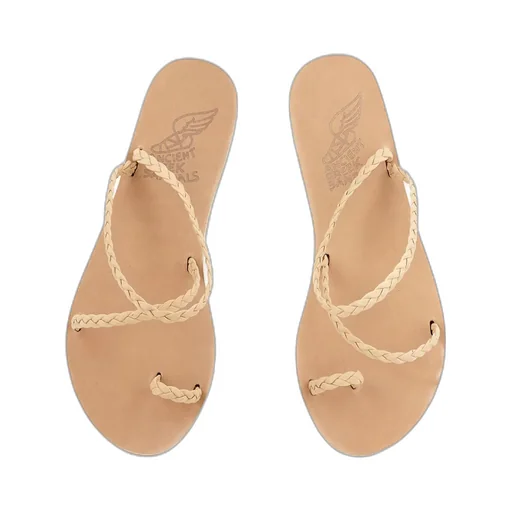 Eleftheria Braided Leather Sandals