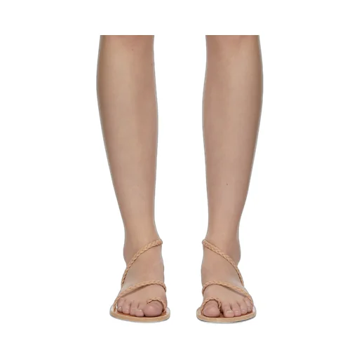 Eleftheria Braided Leather Sandals