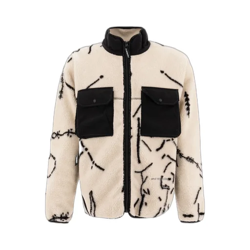 Graphic Jacquard Patch Pocket Jacket