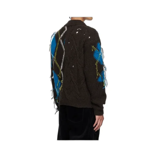 Argyle Fisherman Sweater