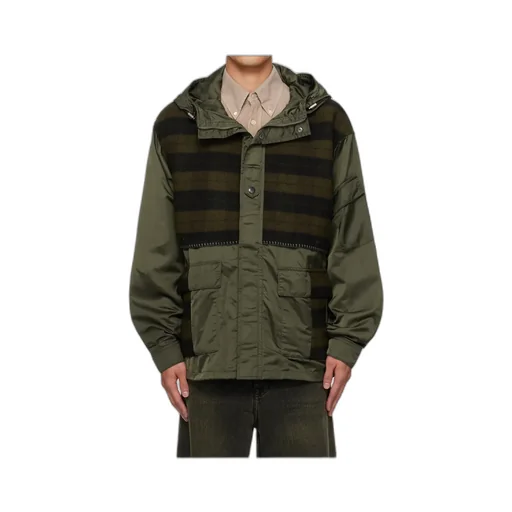 Check Layered Jacket