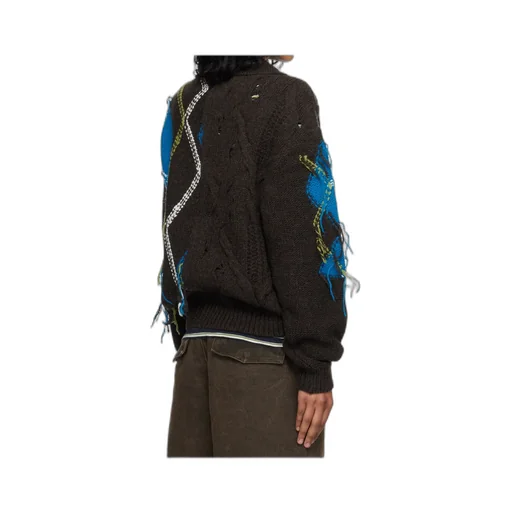 Argyle Fisherman Sweater