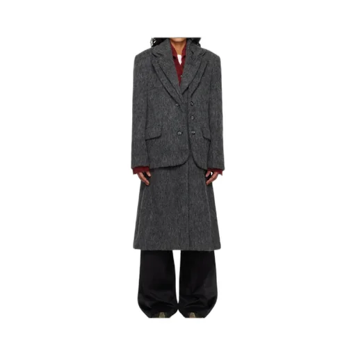 Layered Blazer Coat