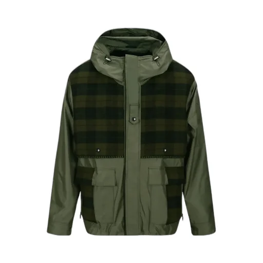 Check Layered Jacket