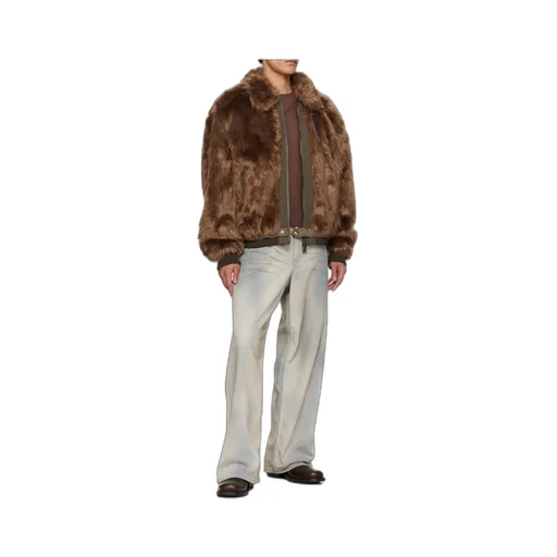 Faux Fur Bomber Jacket