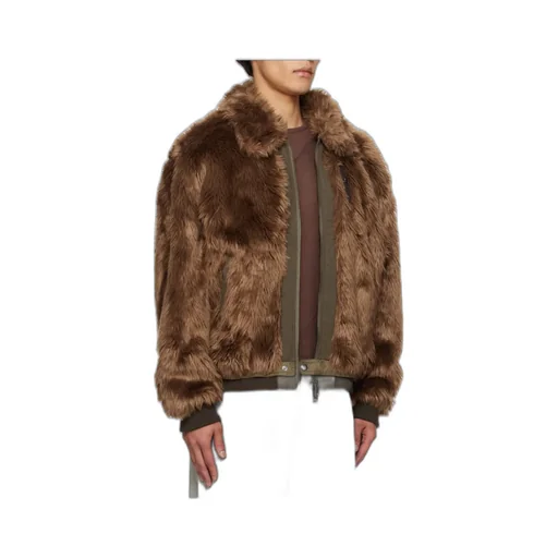 Faux Fur Bomber Jacket