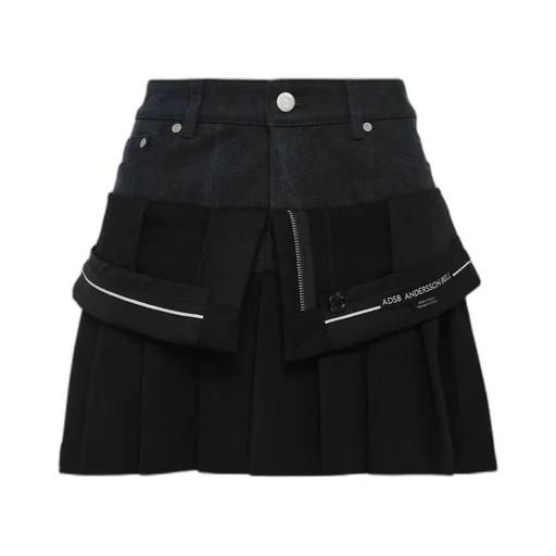 Inside Out Pleats Mini Skirt