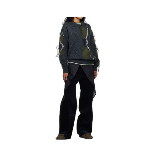 Argyle Fisherman Sweater