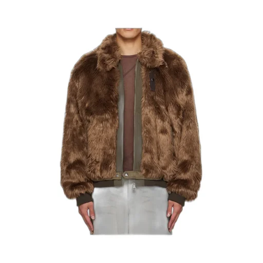 Faux Fur Bomber Jacket