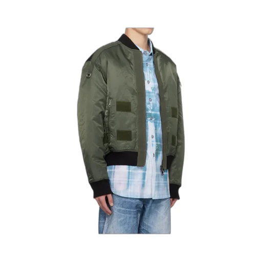 Flight Layered Washed Bomber Jacket