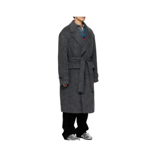 Mattia Shaggy Wool Robe Coat