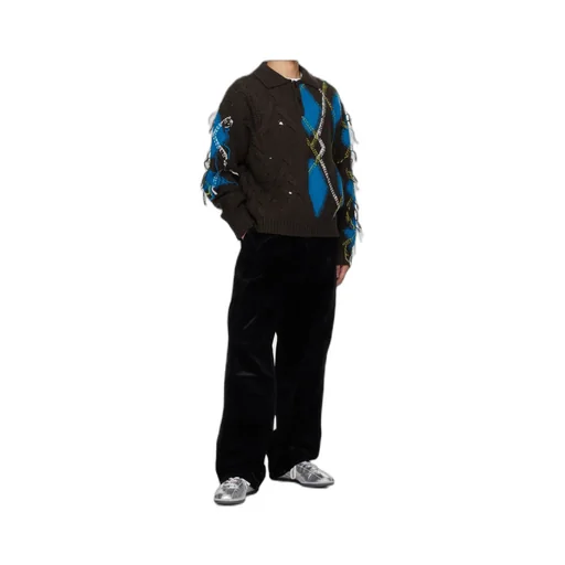 Argyle Fisherman Sweater