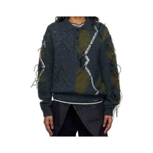 Argyle Fisherman Sweater