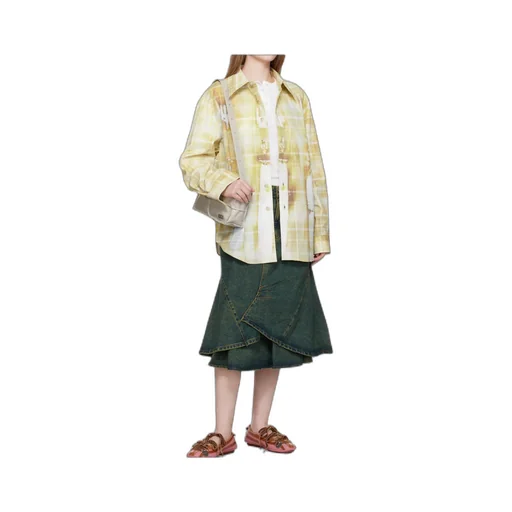 Trompe L'oeil Printed Check Shirt