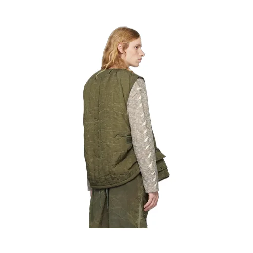 Wax-Coated Padded Vest