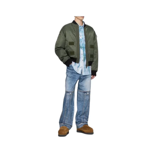 Flight Layered Washed Bomber Jacket