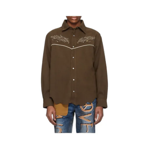Embroidered Yoke Shirt
