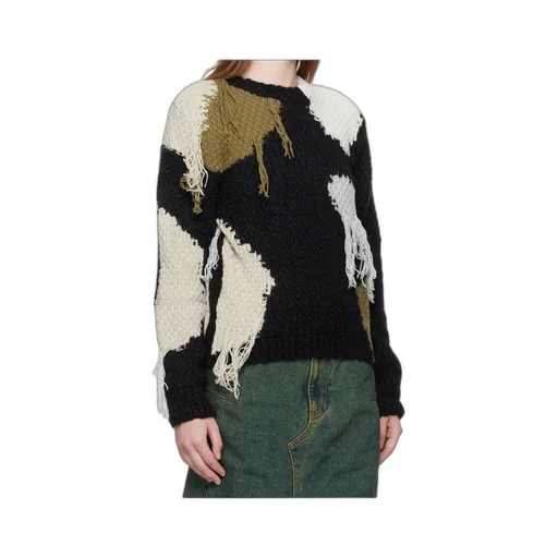 Sylvia Abstract Patchwork Sweater