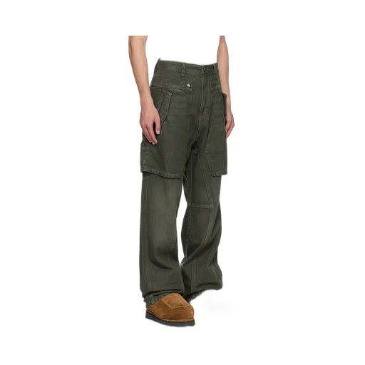 Raptor Layered Wide-Leg Jeans