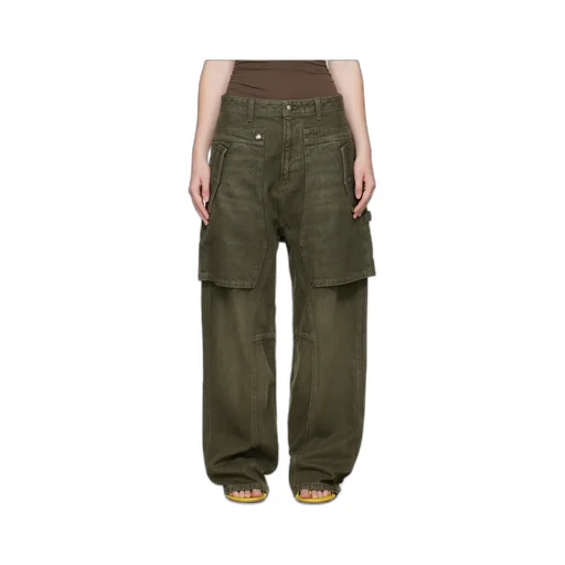 Raptor Layered Wide-Leg Jeans