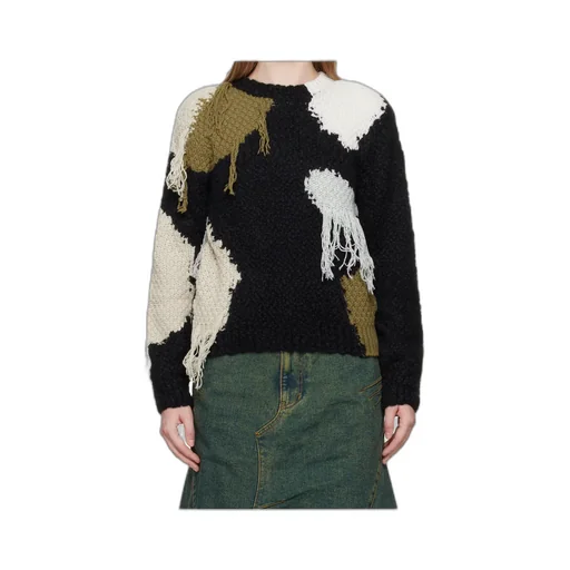 Sylvia Abstract Patchwork Sweater