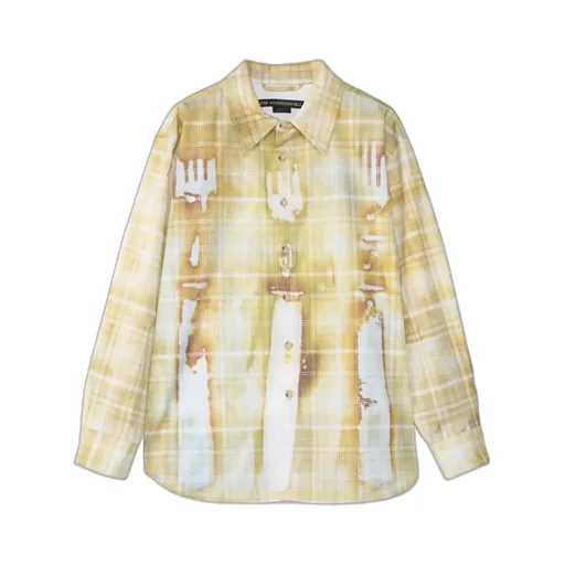 Trompe L'oeil Printed Check Shirt
