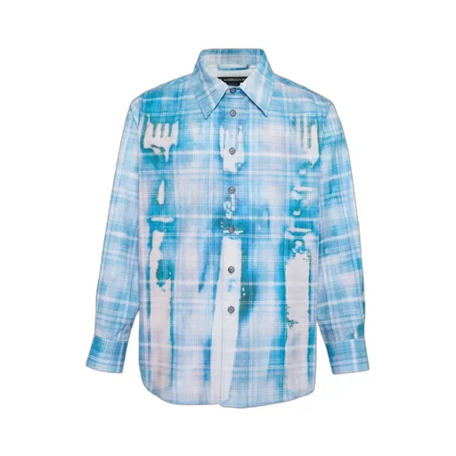 Trompe L'oeil Printed Check Shirt