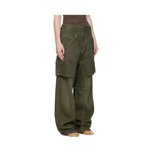 Raptor Layered Wide-Leg Jeans