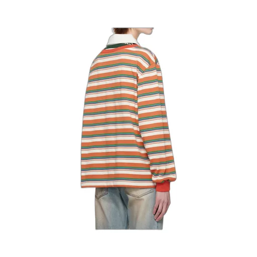 Piqué Inserted Long Sleeve Polo