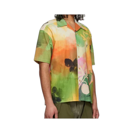 Rhino Tie Dye Print Shirt