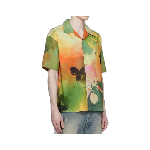 Rhino Tie Dye Print Shirt