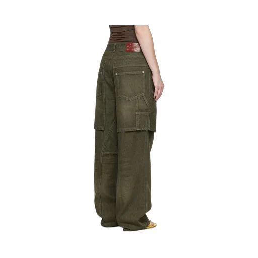 Raptor Layered Wide-Leg Jeans