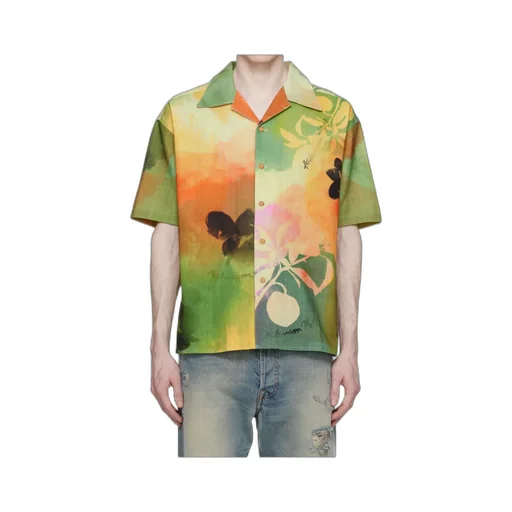 Rhino Tie Dye Print Shirt