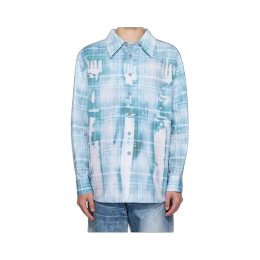 Trompe L'oeil Printed Check Shirt