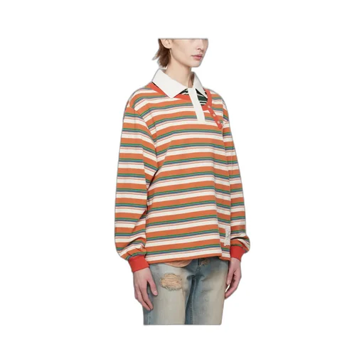 Piqué Inserted Long Sleeve Polo