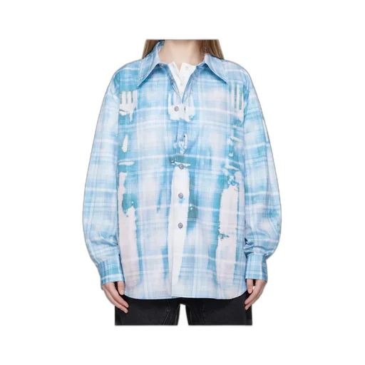 Trompe L'oeil Printed Check Shirt