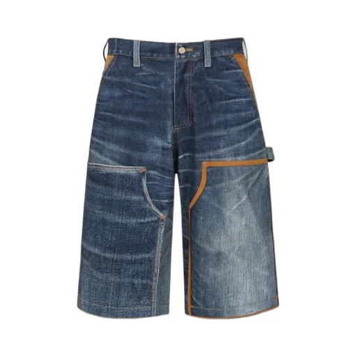 Cotton Denim Shorts