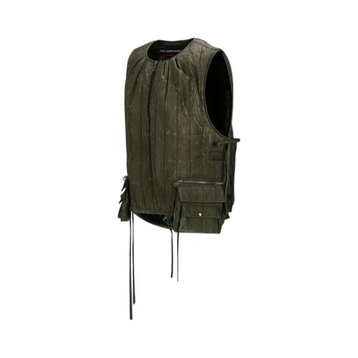 Wax-Coated Padded Vest