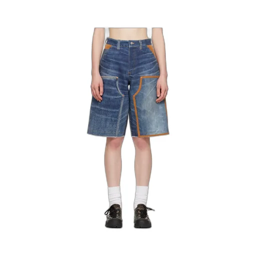 Cotton Denim Shorts