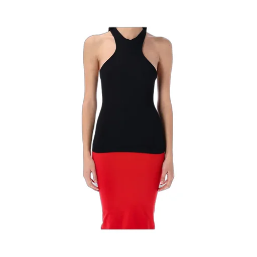 Ribbed Jersey Sleeveless Top