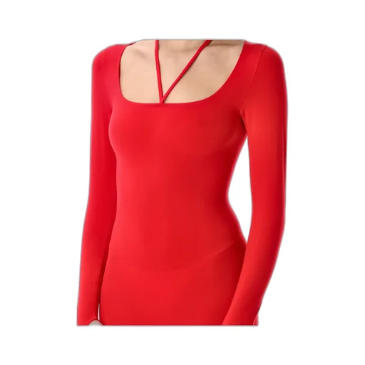 Sculpting Jersey Midi Gown