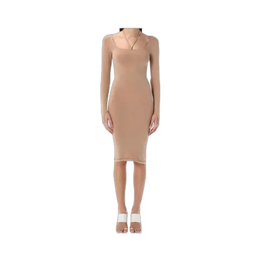 Sculpting Jersey Midi Dress