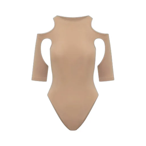 Cut-Out Bodysuit Top