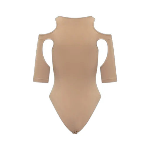Cut-Out Bodysuit Top