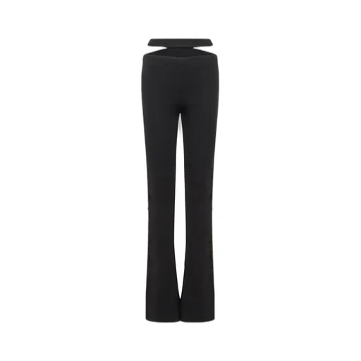 Hollowed-Out Casual Pants