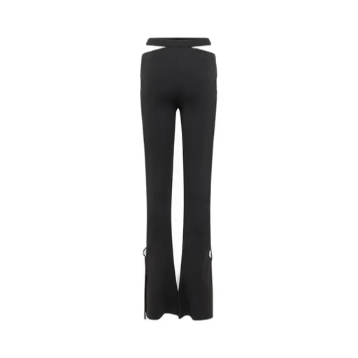 Hollowed-Out Casual Pants